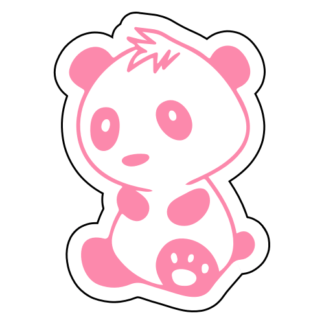 Baby Panda Sticker (Pink)